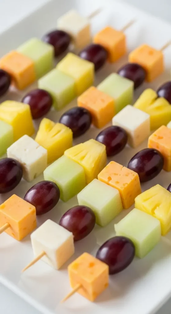 Fruit and Cheese Kabobs