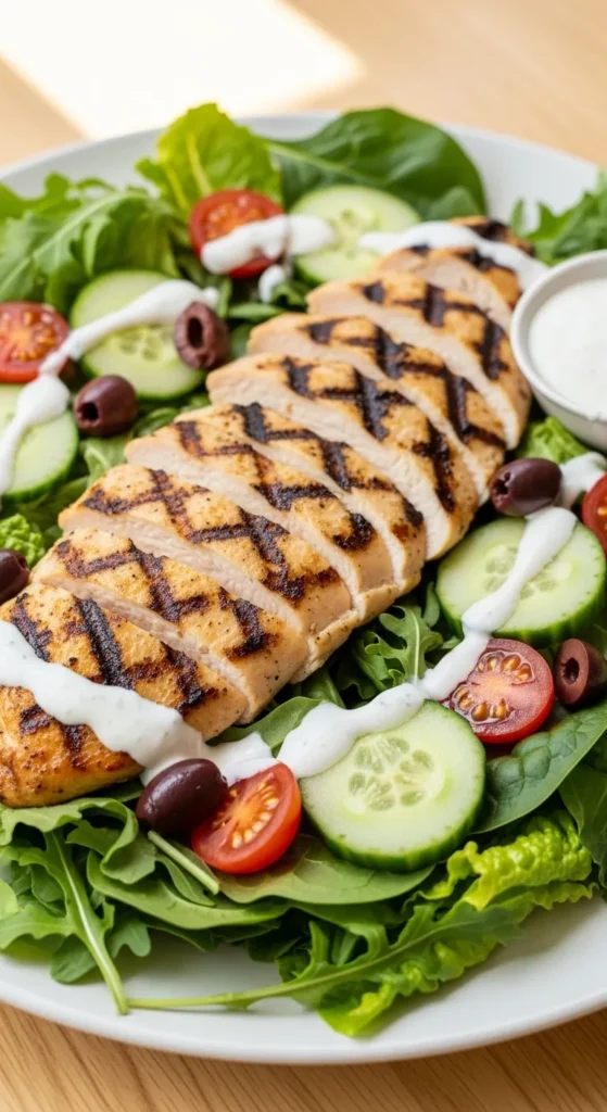 Greek Chicken Salad Plate