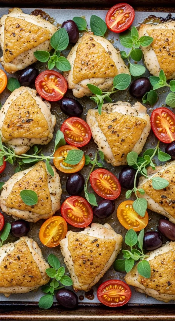 Greek Chicken with Tomatoes and Olives