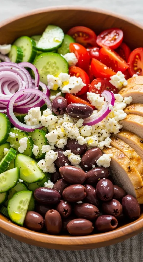 Greek Salad with Chicken
