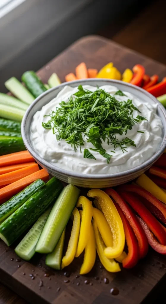 Greek Yogurt Dip with Veggies