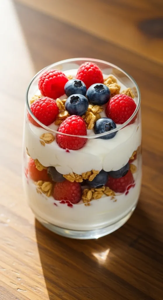  Greek Yogurt Parfait with Berries