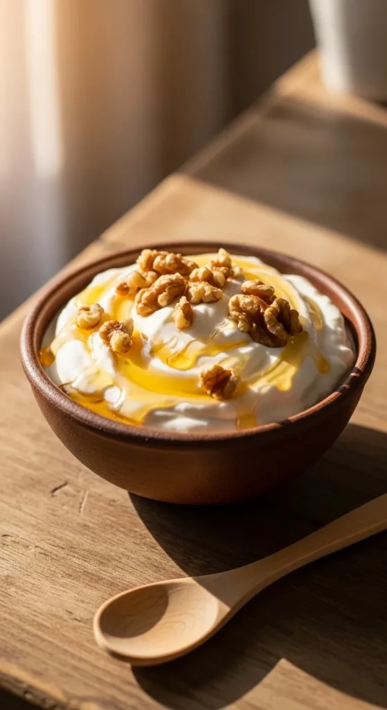  Greek Yogurt with Honey & Nuts