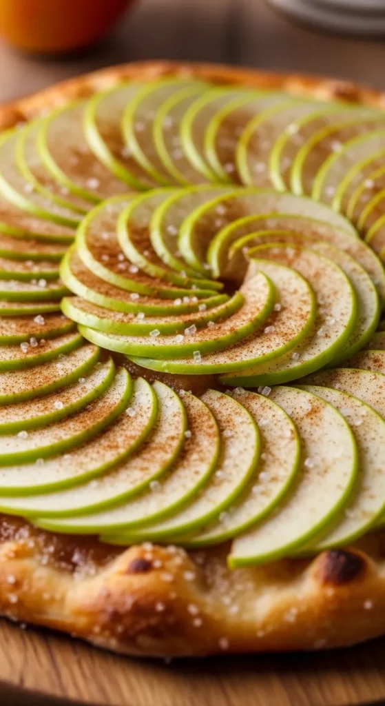 Green Apple Dessert Pizza