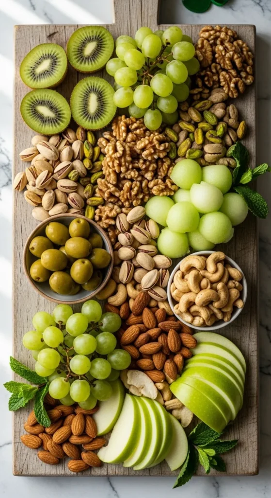 Green Fruit & Nut Board
