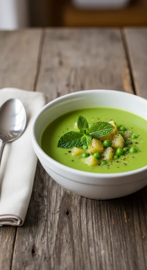Green Pea and Potato Soup