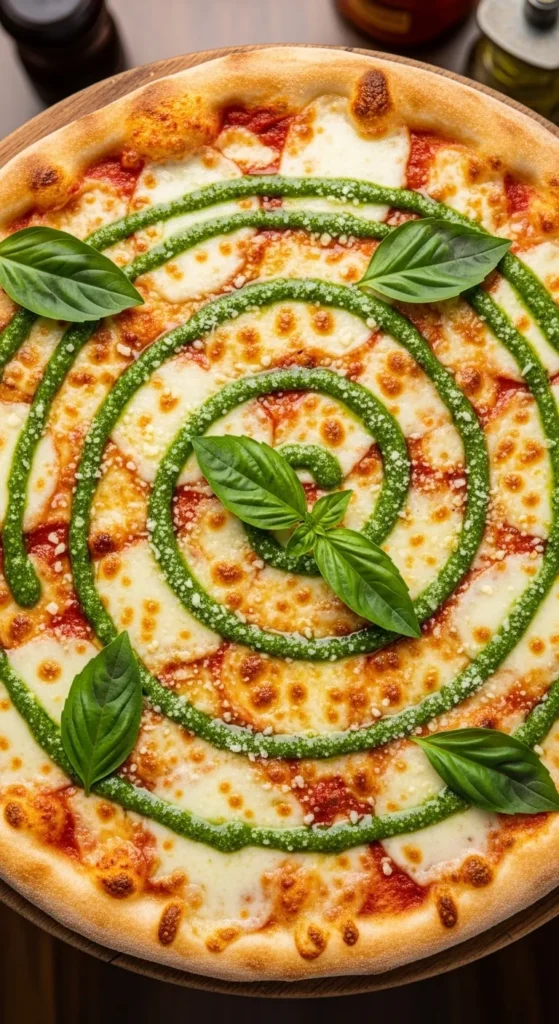 Green Pesto Pizza