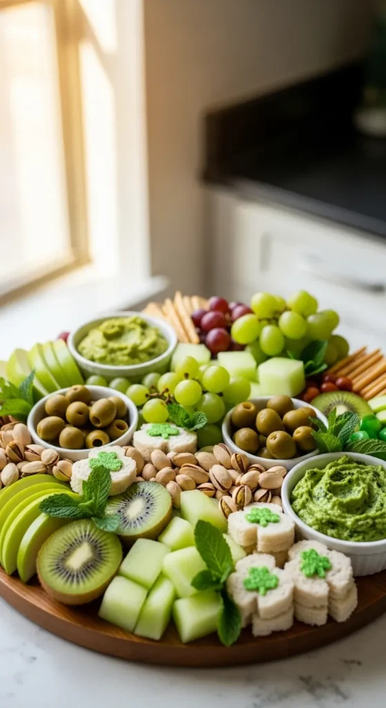 Green Snack Board for Small Spaces