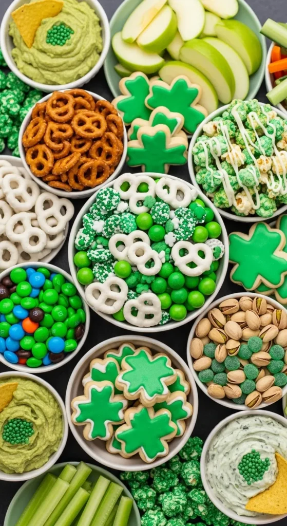 Green Snack Mix Board