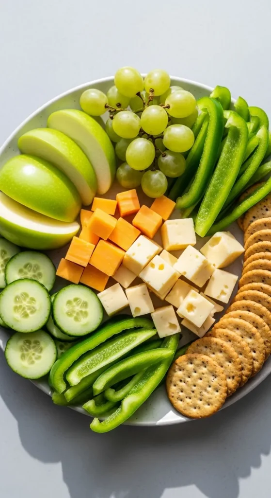 Green Snack Plate Lunches