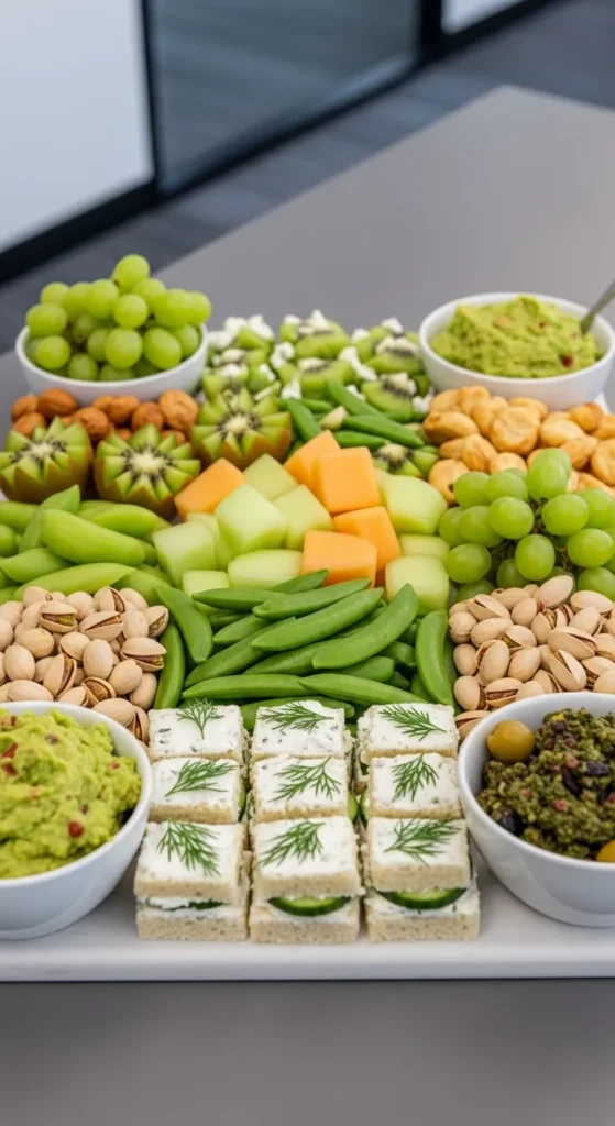 Green-Themed Office Party Board