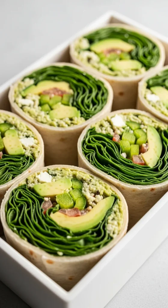Green Wrap Lunch Rolls