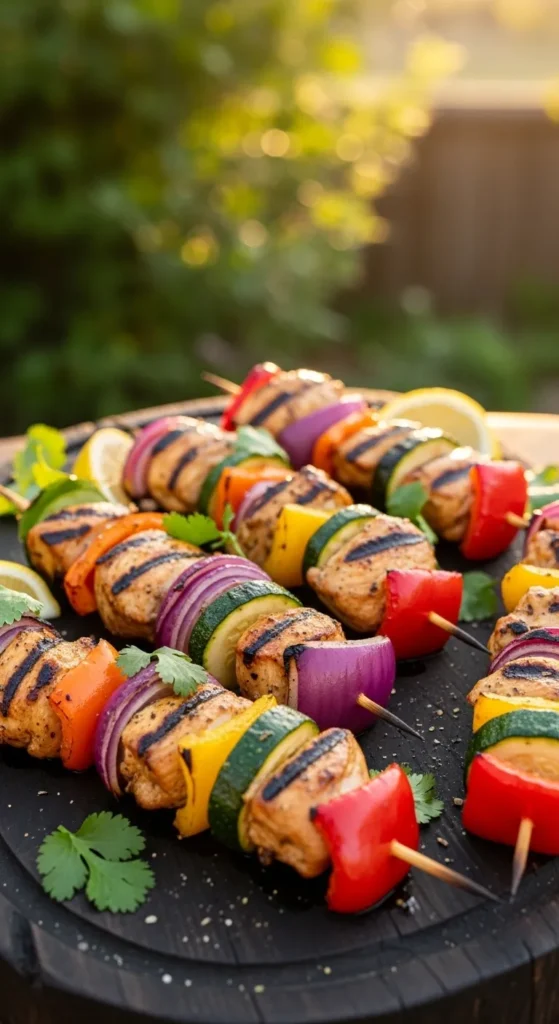 Grilled Chicken Skewers