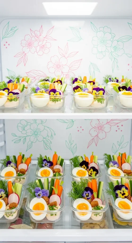 Hard-Boiled Egg Snack Boxes