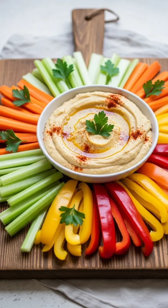  Hummus with Veggie Sticks