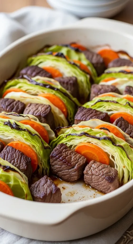 Irish Beef and Cabbage Casserole