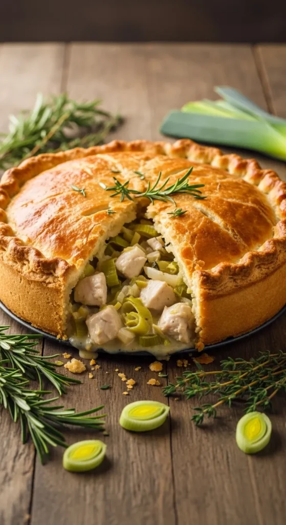  Irish Chicken and Leek Pie