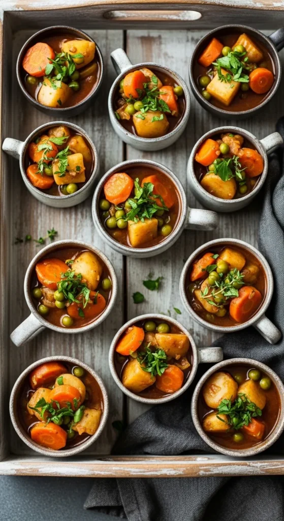 Irish Vegetable Stew Shots