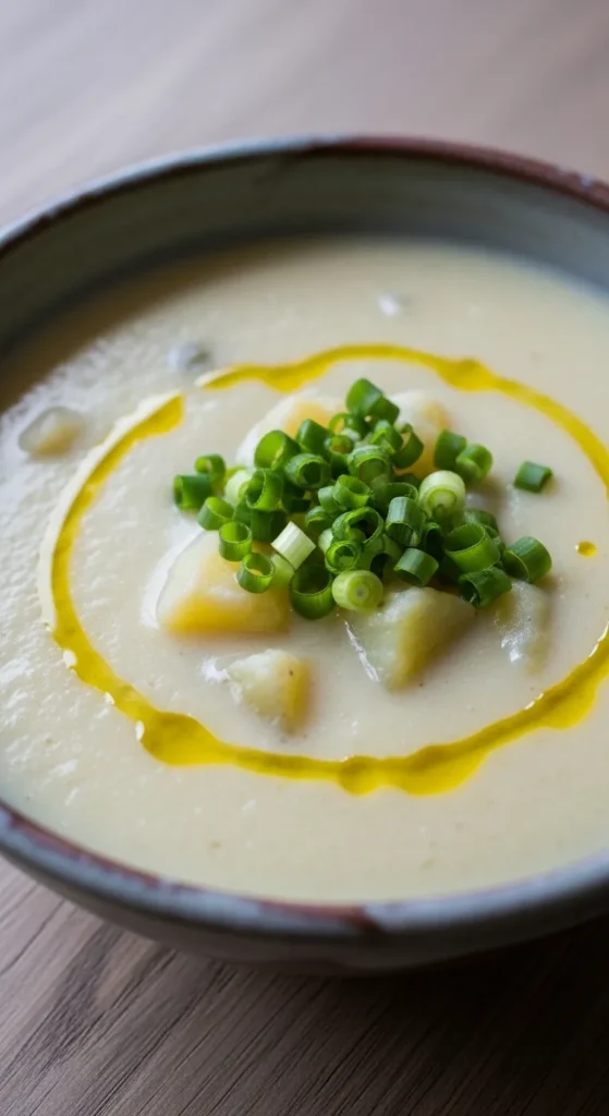 Leek, Potato, and Bacon-Free Soup