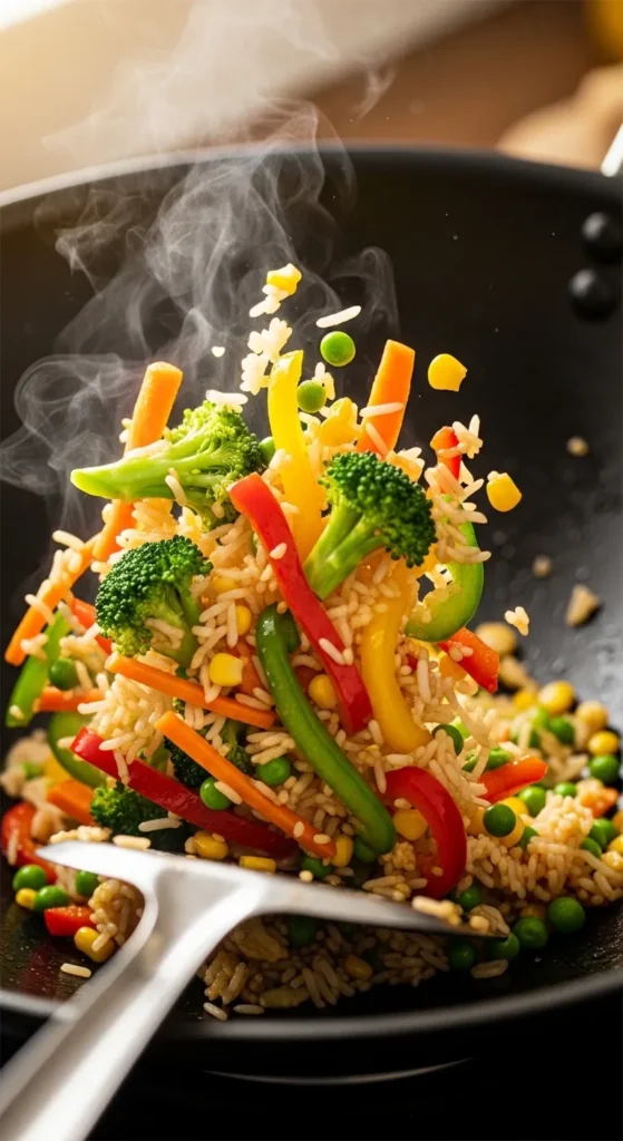 Leftover Vegetable Fried Rice