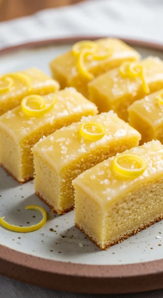  Lemon Drizzle Cake Slices