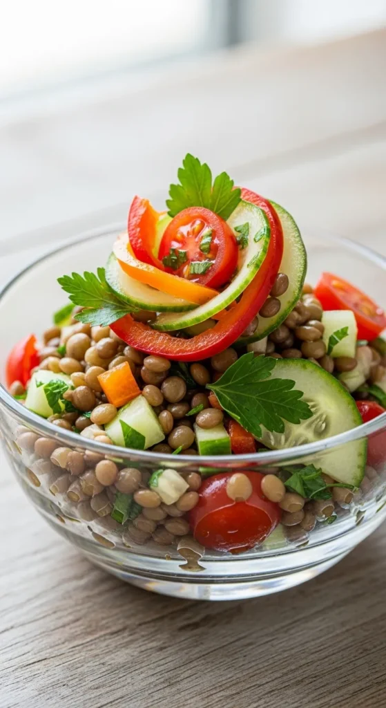 Lentil Salad Cup
