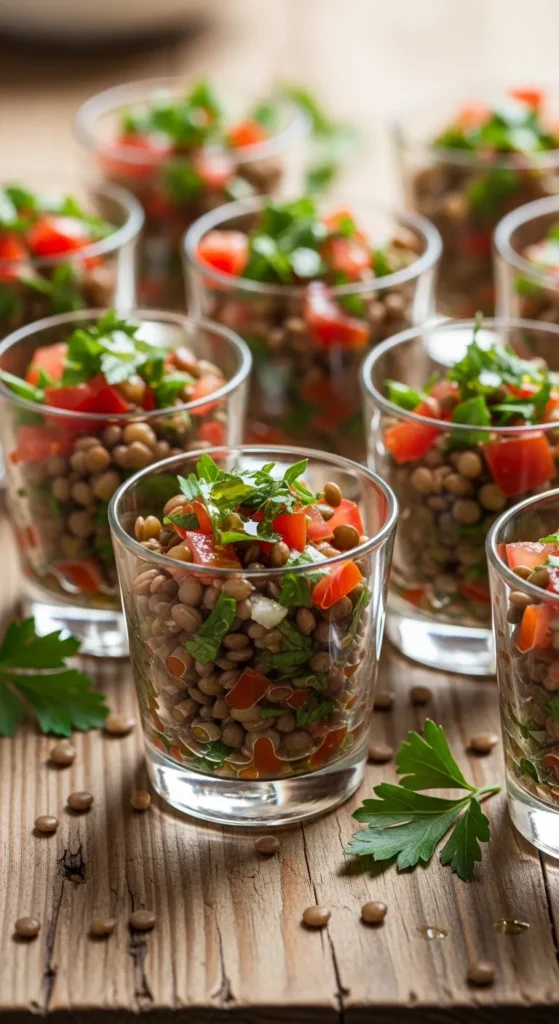 Lentil Salad Cups