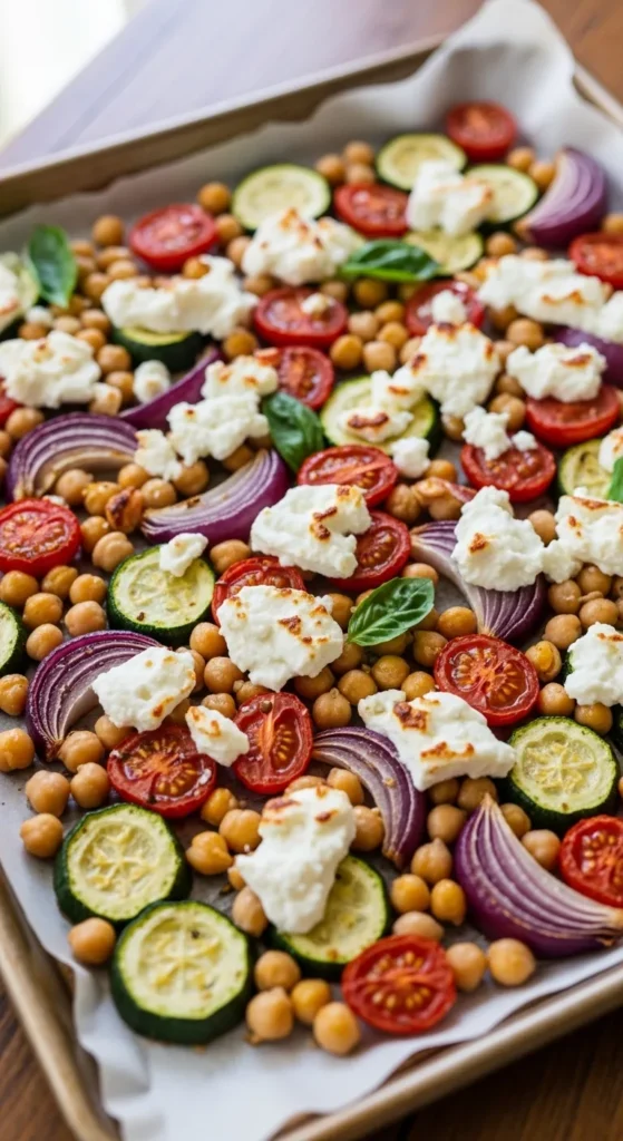 Mediterranean Chickpea Bake