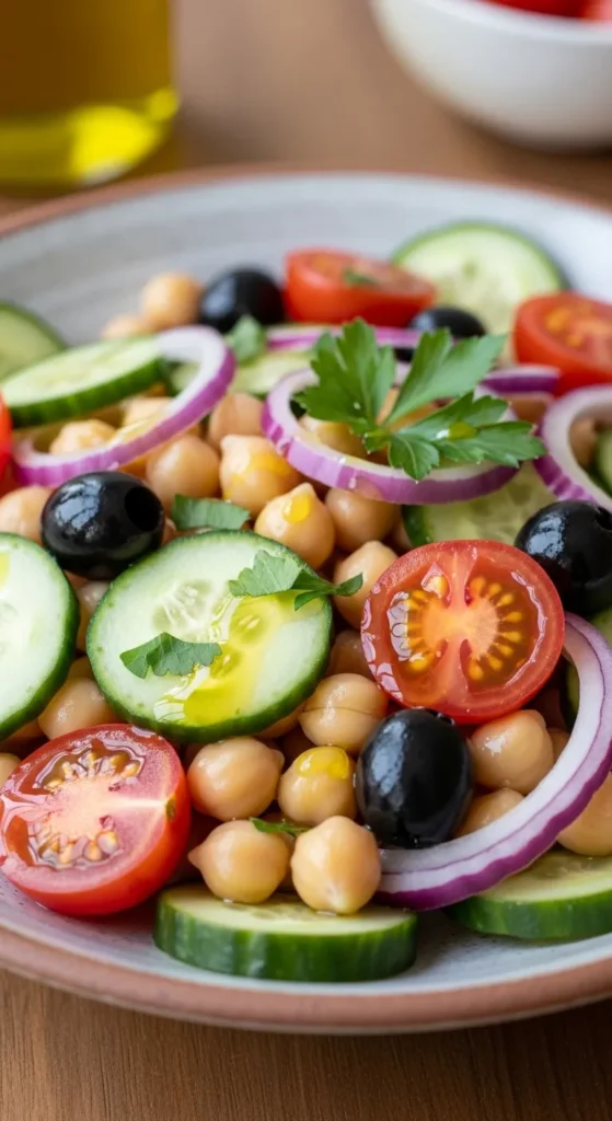 Mediterranean Chickpea Salad