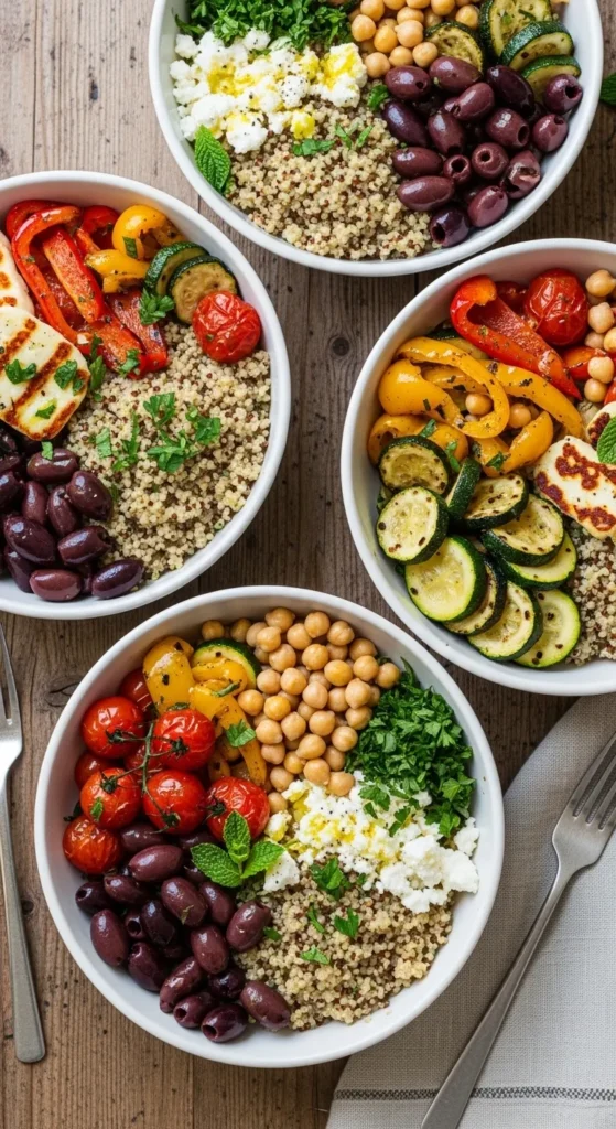 Mediterranean Grain Bowls