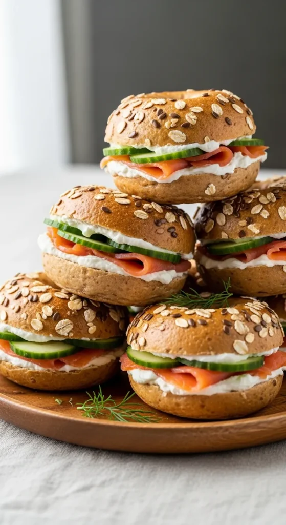 Mini Bagel Sandwiches