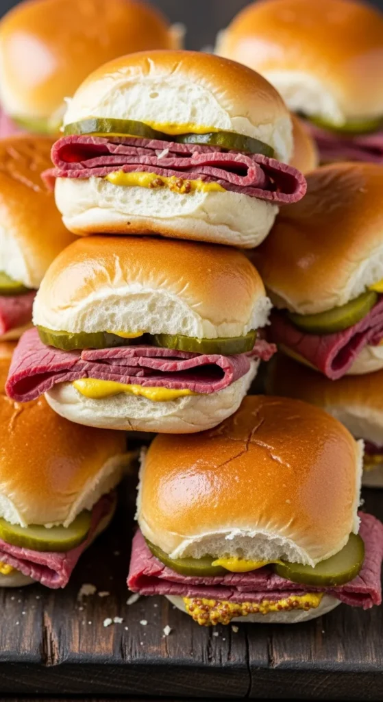 Mini Corned Beef Sandwiches