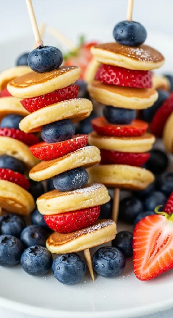 Mini Pancake Skewers