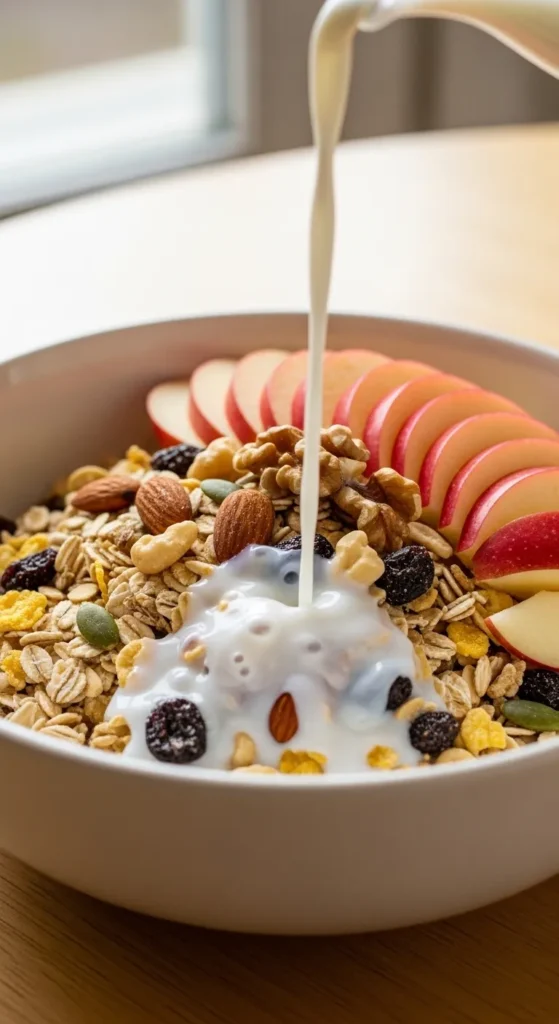 Muesli with Cold Milk