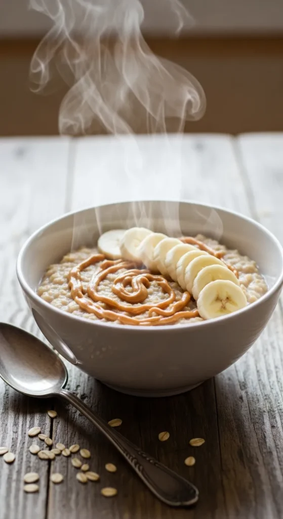 Oatmeal with Peanut Butter & Banana