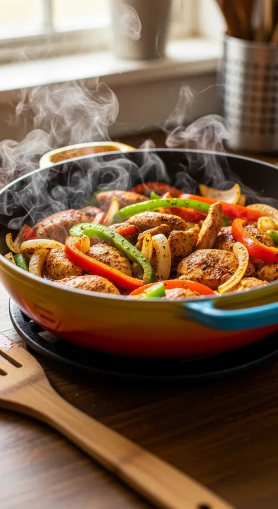 One-Pan Chicken Fajitas