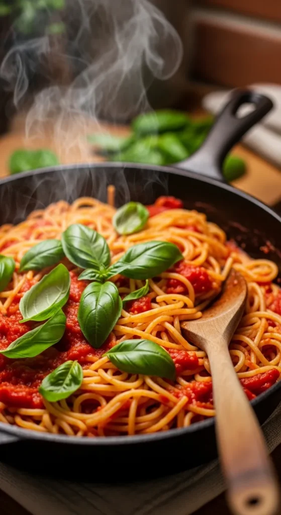 One-Pan Tomato Basil Pasta