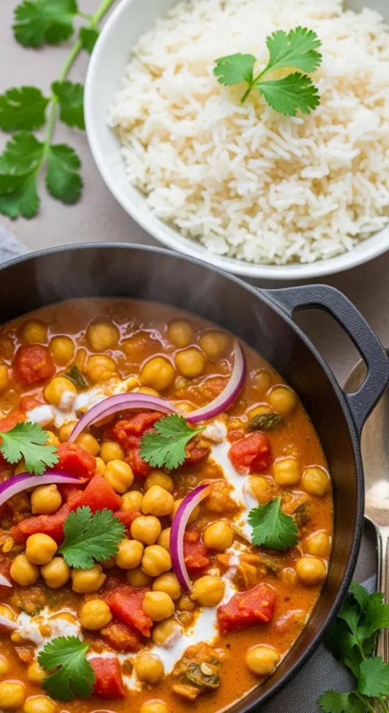 One-Pot Chickpea Tomato Curry