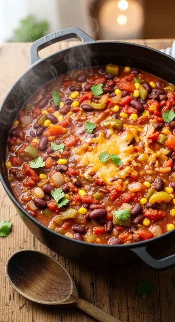 One-Pot Vegetable Chili