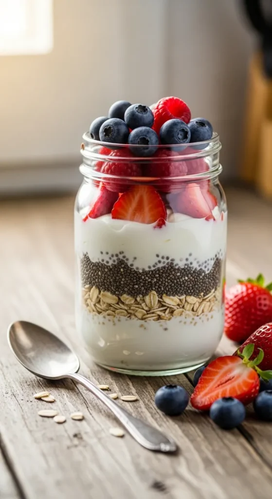Overnight Oats with Berries