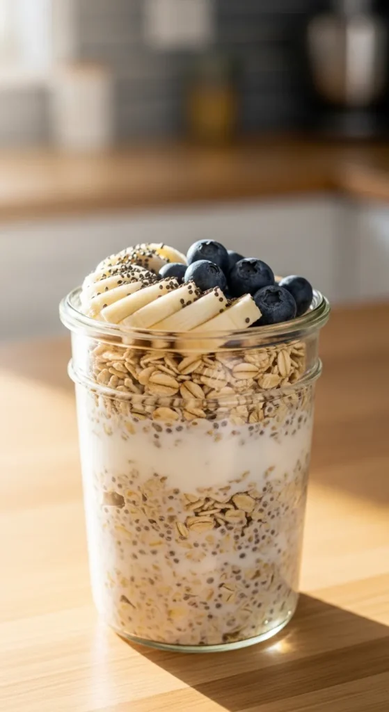 Overnight Oats with Chia Seeds