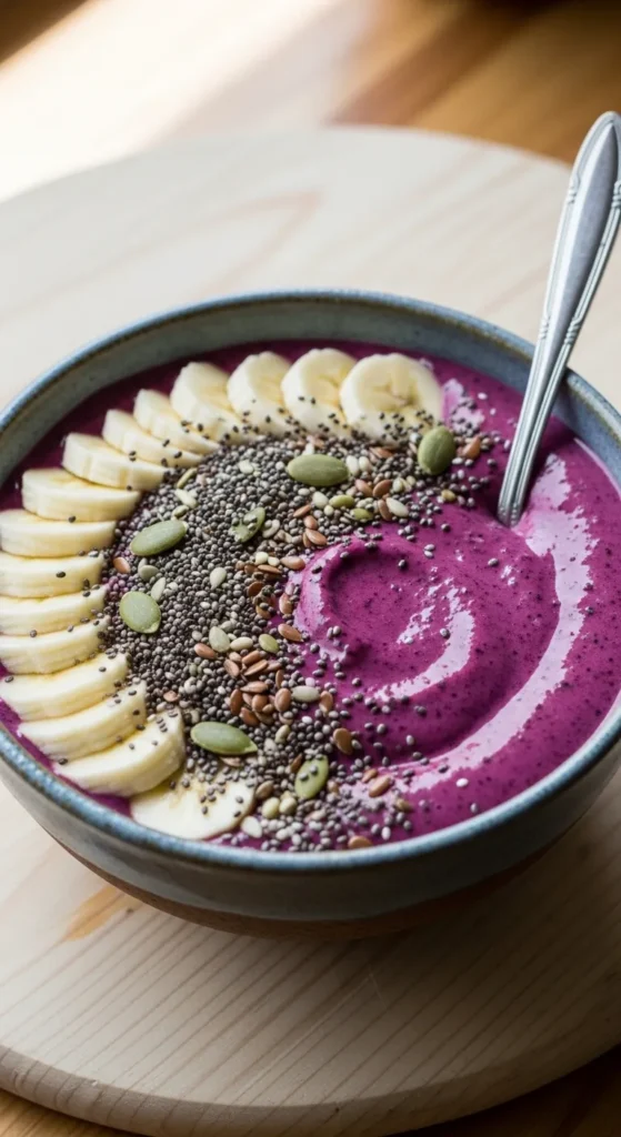 Peanut Butter Banana Smoothie Bowl