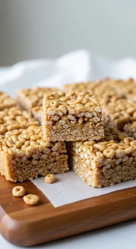Peanut Butter Rice Bars