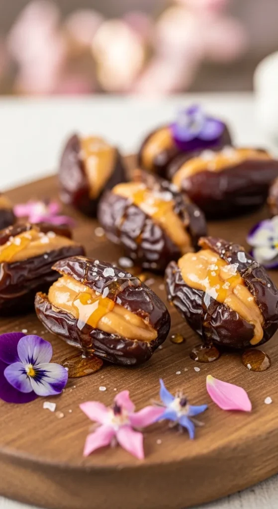 Peanut Butter Stuffed Dates
