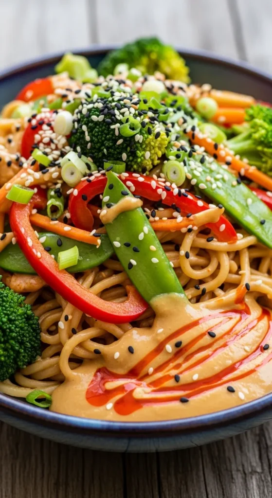 Peanut Noodle Stir Fry