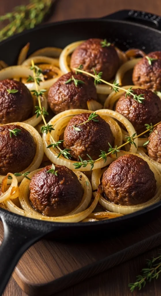 Pesto Swirl Meatballs