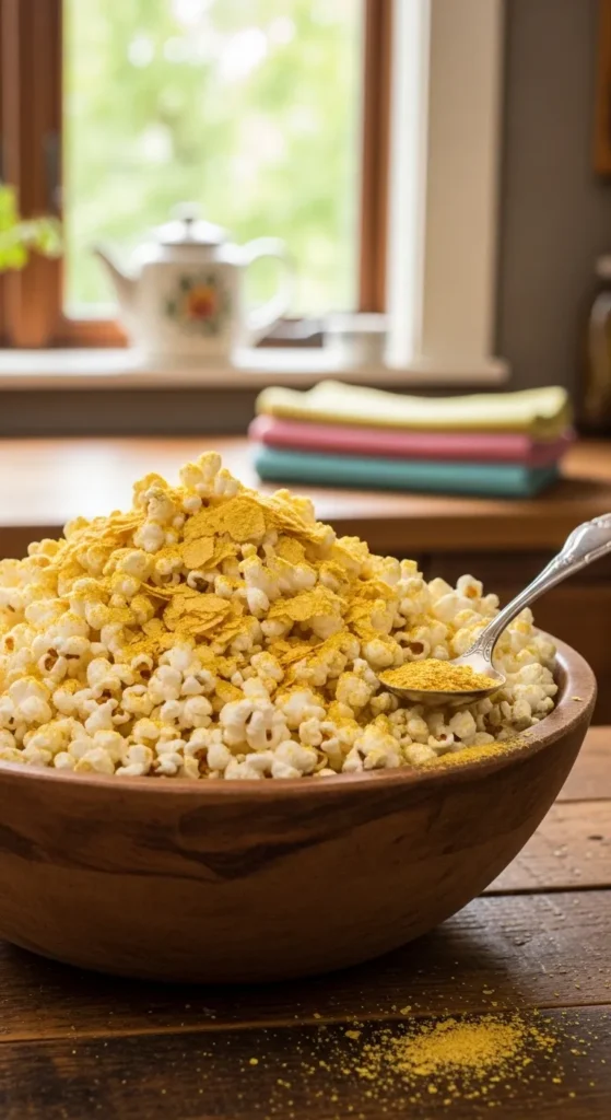 Popcorn with Nutritional Yeast