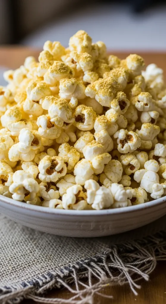 Popcorn with Nutritional Yeast