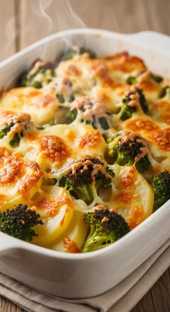  Potato, Broccoli, and Cheese Bake