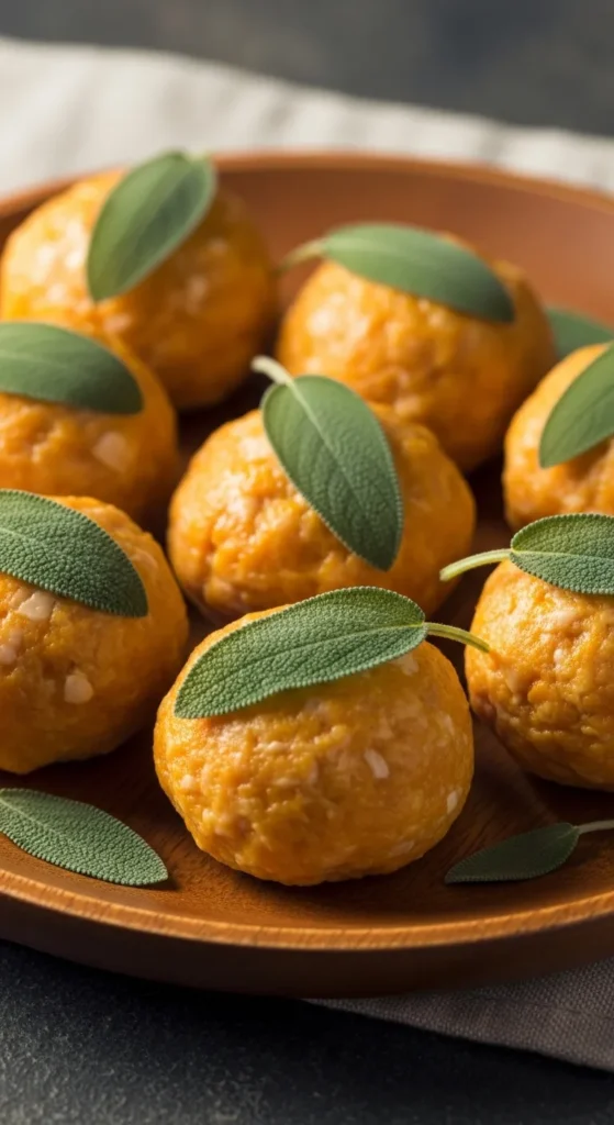 Pumpkin and Sage Meatballs